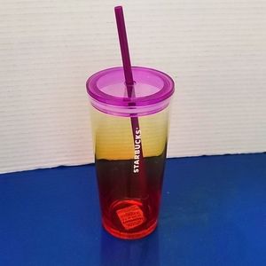 2021 Starbucks Summer Ombre Glass 18 oz Tumbler